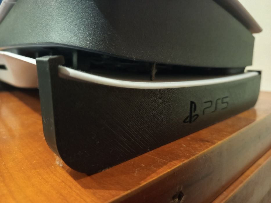 Suporte PS5 Slim com DVD.