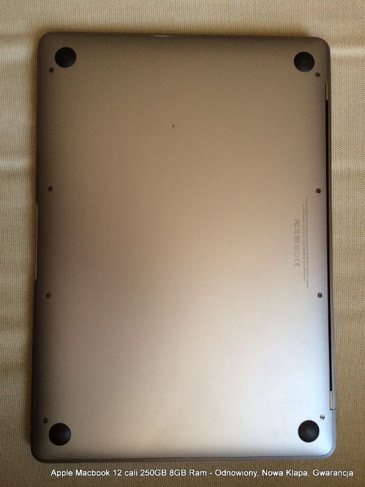 Apple Macbook 12 Cali Retina A1534 8GB SSD 250GB - Nowy LCD Okazja