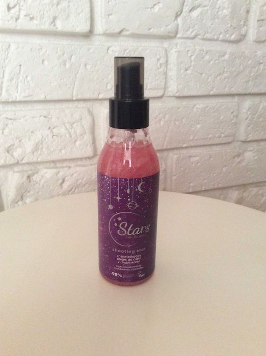 olejek do ciała z drobinkami