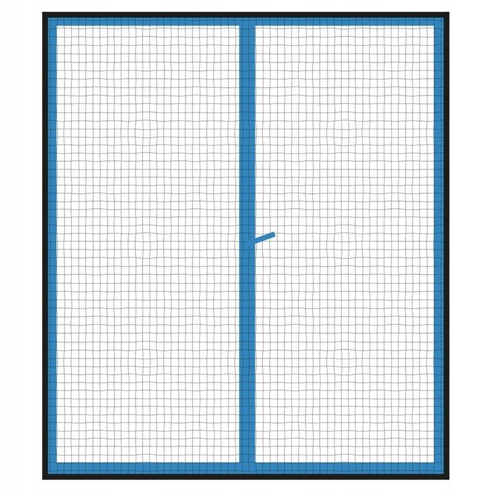 moskitiera siatka do okna czarna + taśma 150x180cm
