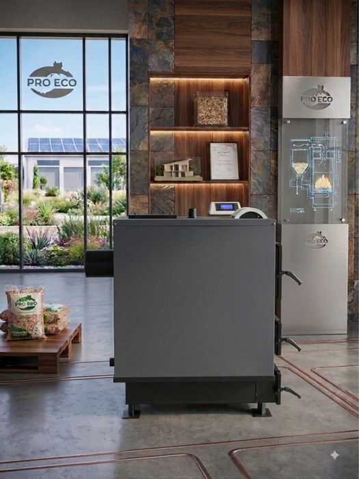Piec kocioł na pellet drewno ekogroszek hybryda  producent