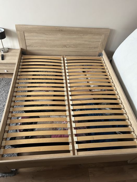 Łóżko 160x200, kolor dąb sonoma.