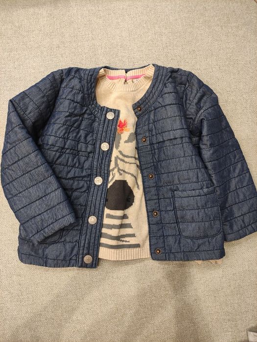 Комплект легенька куртка - жакет Next та светрик на 3-4 рочки