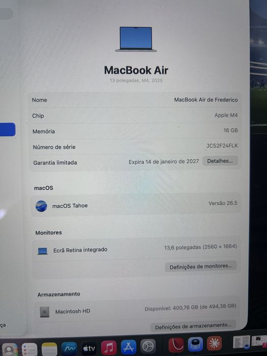 MacBook Air 2025 13' M4 16GB 512GB