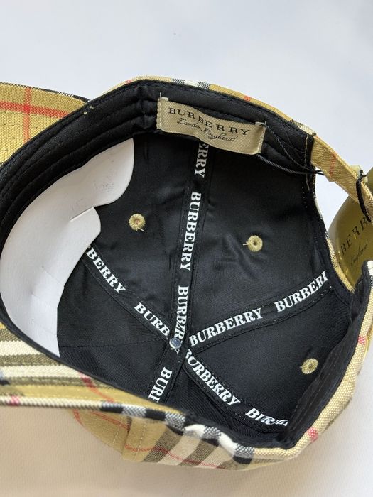 Burberry кепка / бейсболка бьорбері барбери барбері в клітку cap