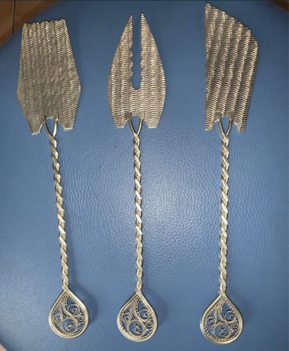 Лопатки СССР скань новые/ набор лопаток для десертов