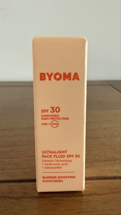 Byoma  Ultralight Face Fluid spf 30 travel size 5 ml