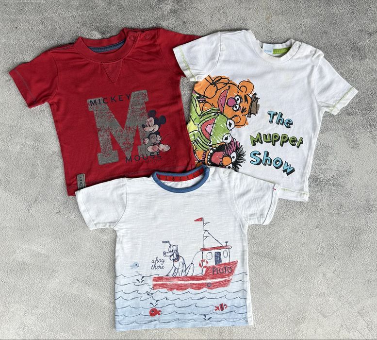 Zestaw bluzek t-shirt rozm 68