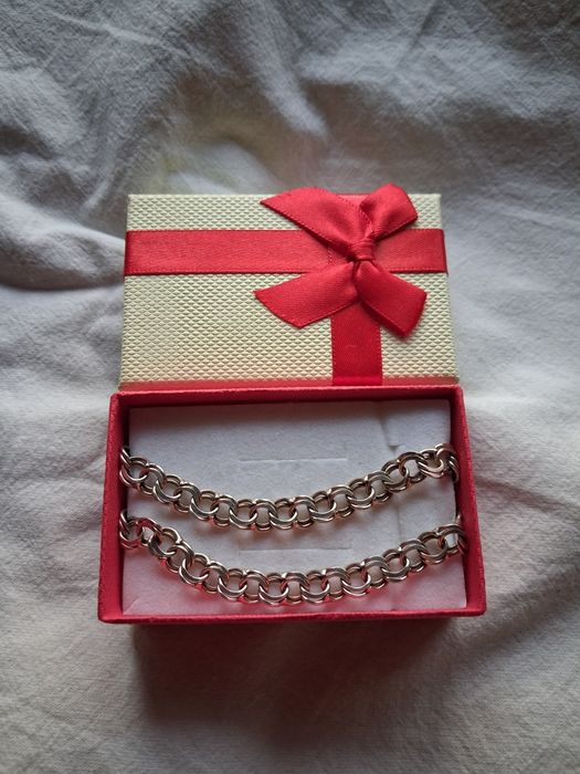 Srebrny naszyjnik męski