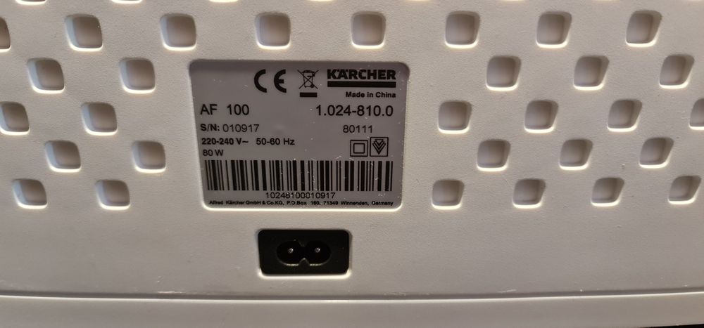 Oczyszczacza powietrza Kärcher AF 100