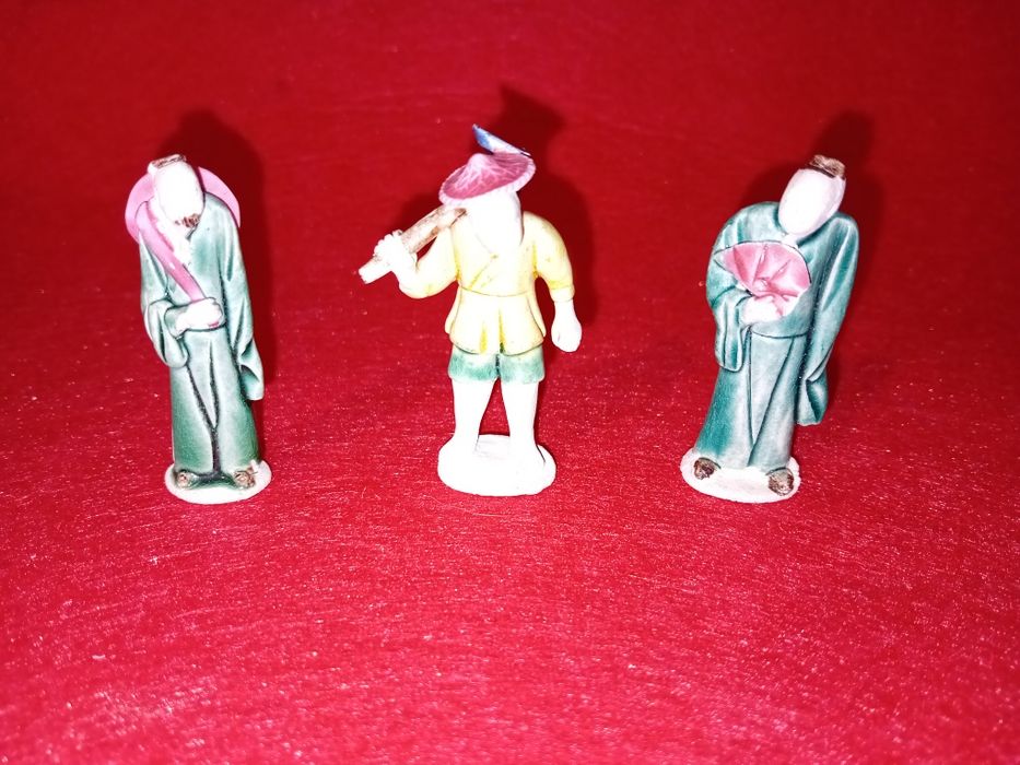 3 Mini Minges em porcelana