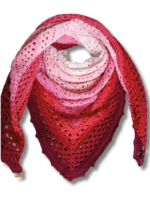 Chusta cieniowana handmade / szydełko