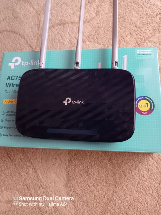 Wi-Fi AC-750 Dual Band Router Model:Archer 20