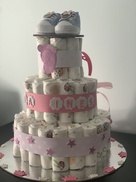 Bolo de Fraldas *  Cha de Bebe *