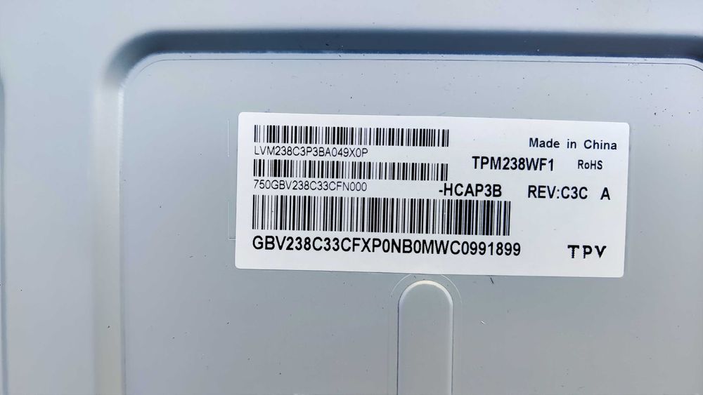 Monitor Philips 243B9 24" (Ecrã Partido / Para Peças)