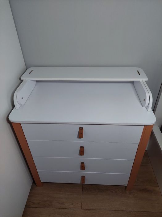 Komoda Veres Monaco 900 White Natural + przewijak - komplet, Stan: Nowe