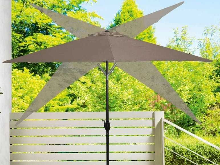 Parasol kremowy składany Livarno