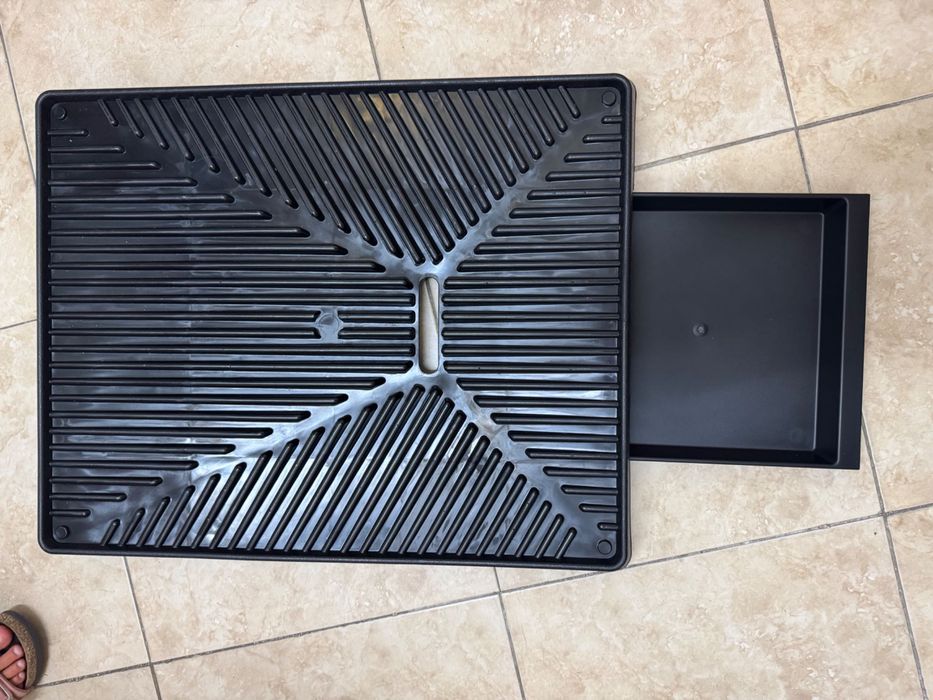 Bandeja sanitária para cão com relva artificial 70x50