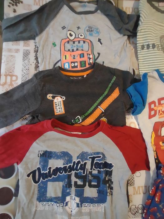 Paka ubrań bluzki bezrękawnik t-shirt cool club hm