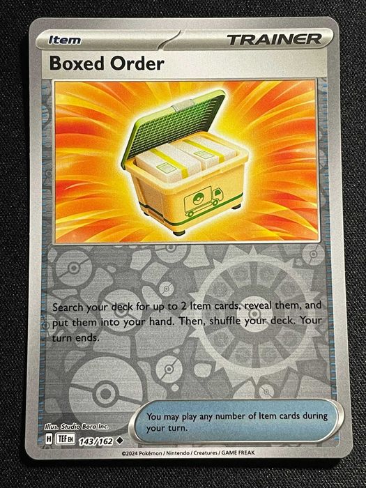 Carta Pokémon Boxed Order 143/162 Temporal Forces