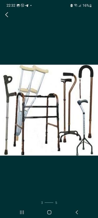 Прокат костылей, Аренда кресел , ролаторов, туалетов , ходунков ...
