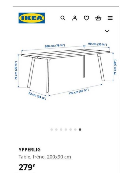 Mesa Jantar YPPERLIG