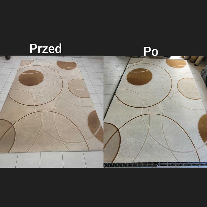 Pranie dywanów w kąpieli wodnej