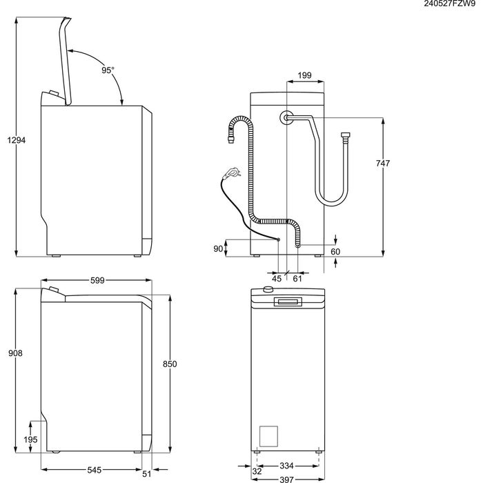 Pralka Electrolux PerfectCare 600, 6kg 1200 obr