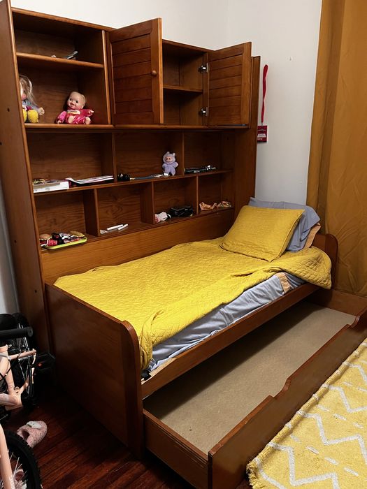 Estudio cama com gavetao