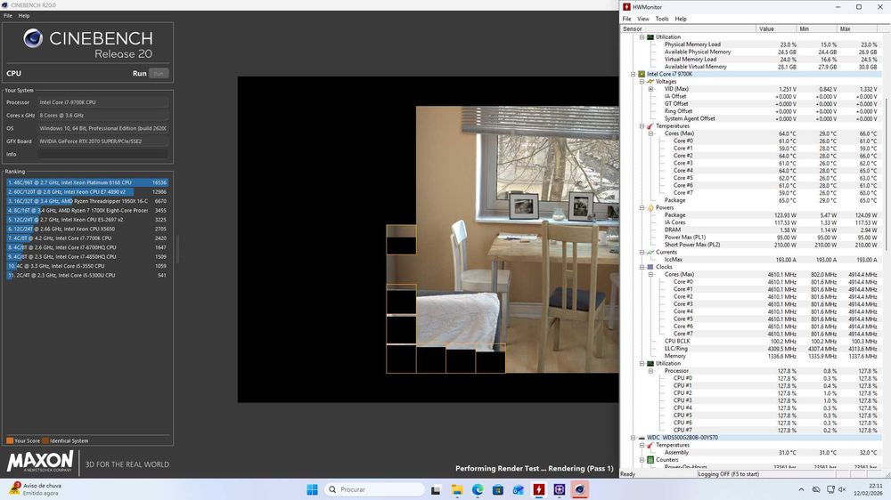 PC Gaming - i7 9700k + 32Gb + Rtx 2070 Super