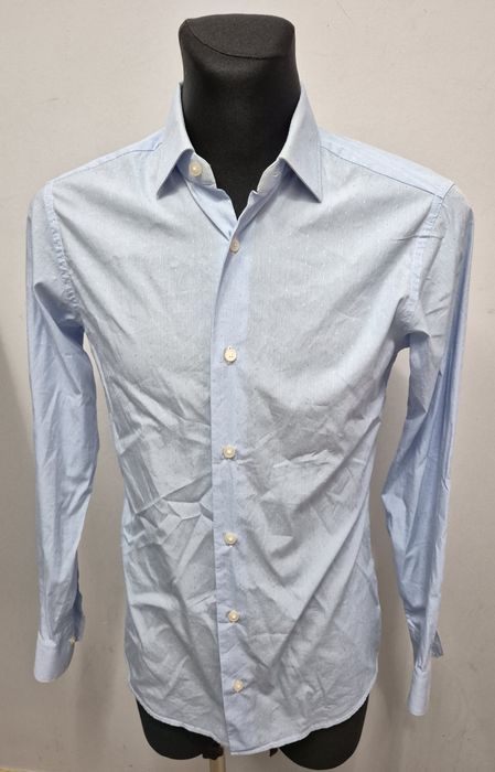 ZEGNA roz. S stretch koszula premium bawełna super stan extralekka