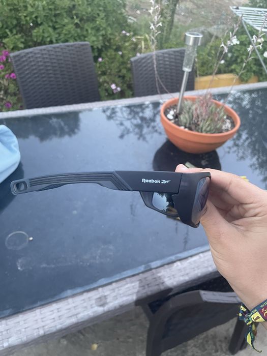 Óculos de Sol Reebok Polarizados Azul Espelhado Novos