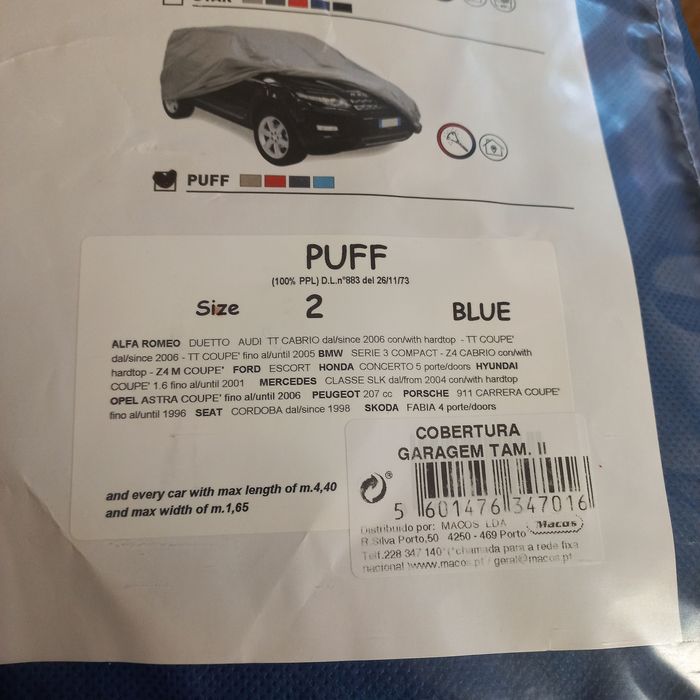 Capa de interior automovel