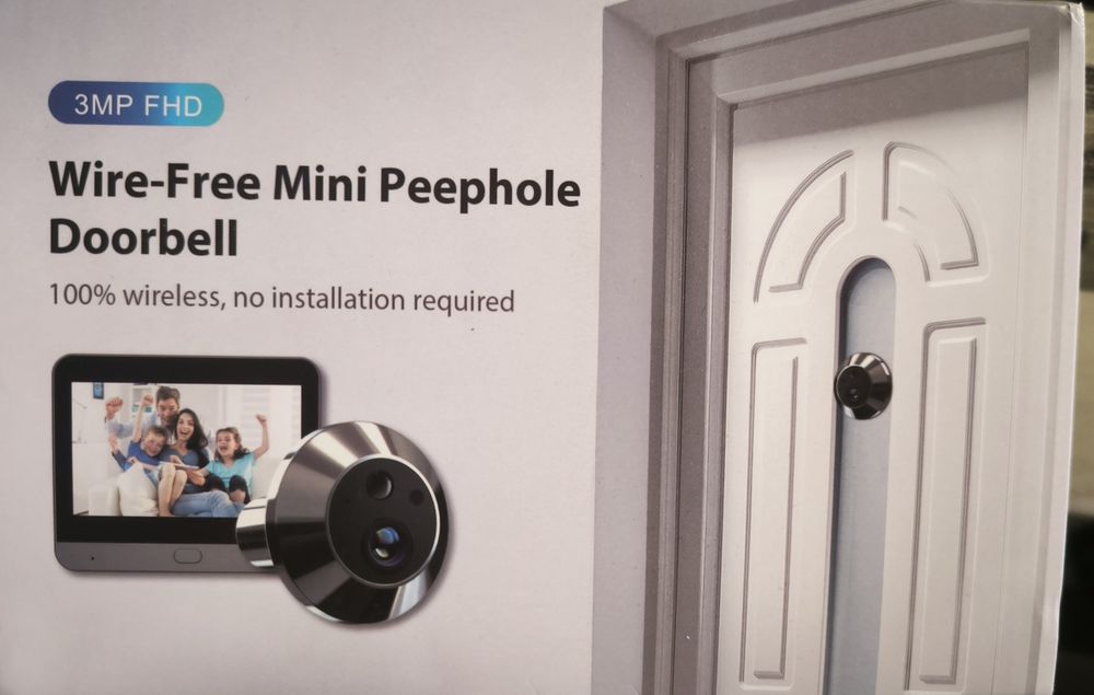 Olho mágico, óculo de porta WiFi novo