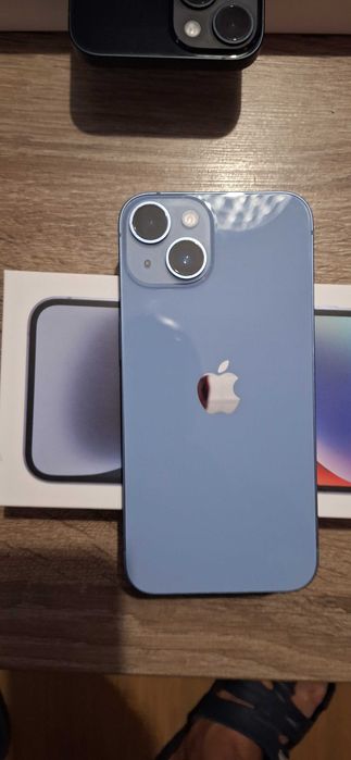 Iphon14  blekitny i grafitowy