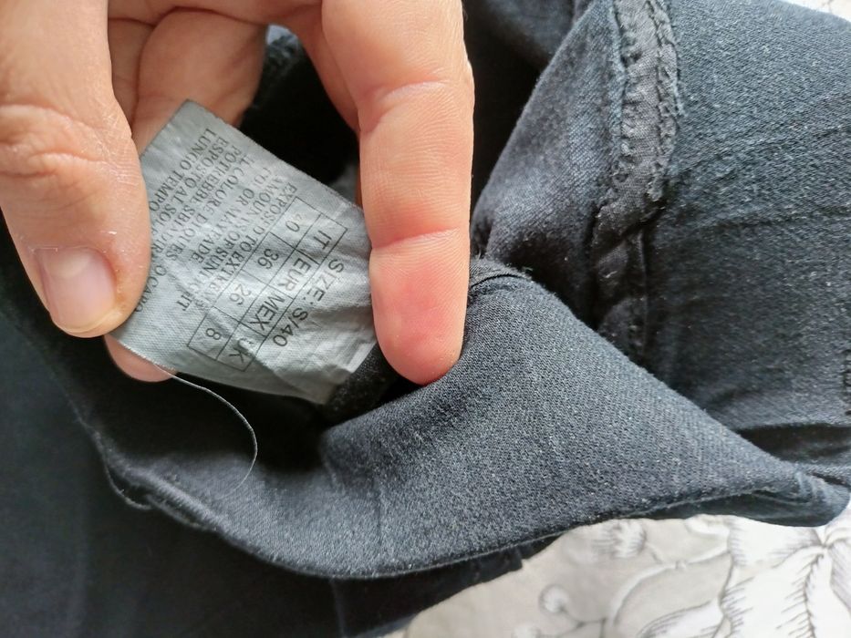 91. Czarne jegginsy spodnie S rurki damskie skinny