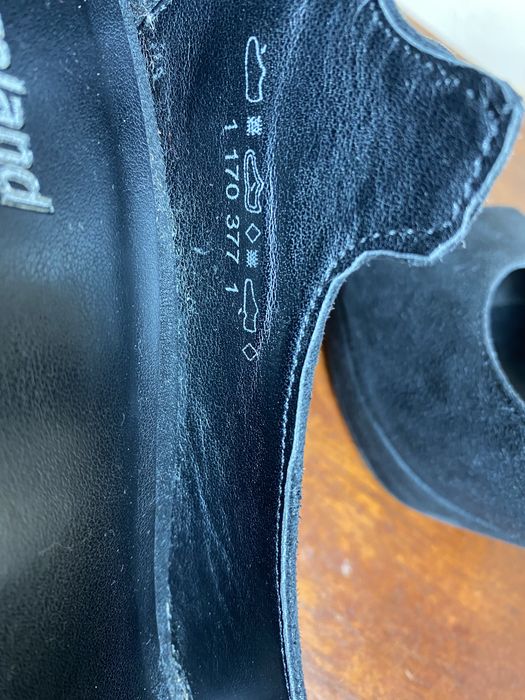 Туфлі чорні на підборах, 37 розмір, майже нові - 350