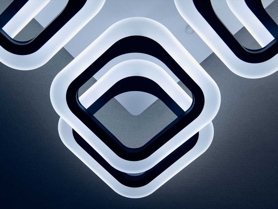 Led060/4+4S 80Вт без підсвітки 80Вт люстра смарт світильник з пультом