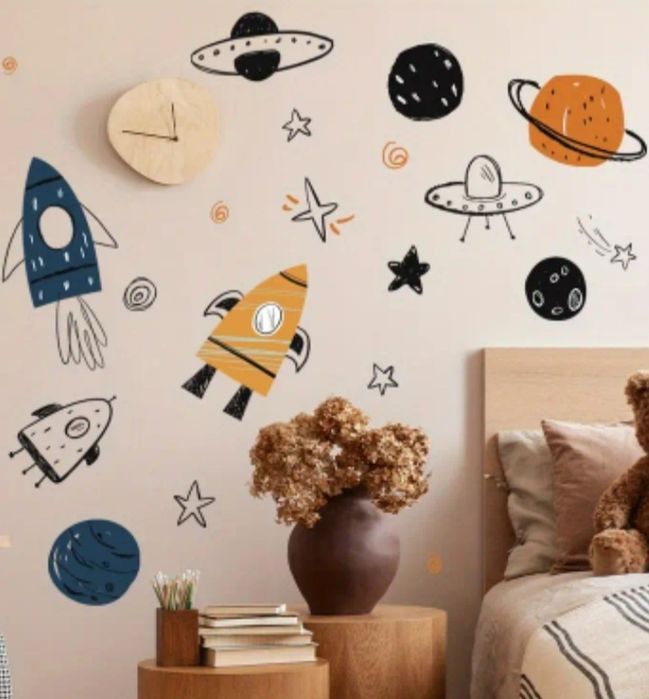 Autocolates parede Espaço