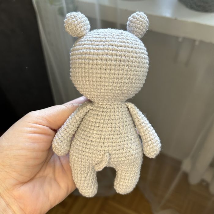 Zabawka szydełkowa Hipopotam