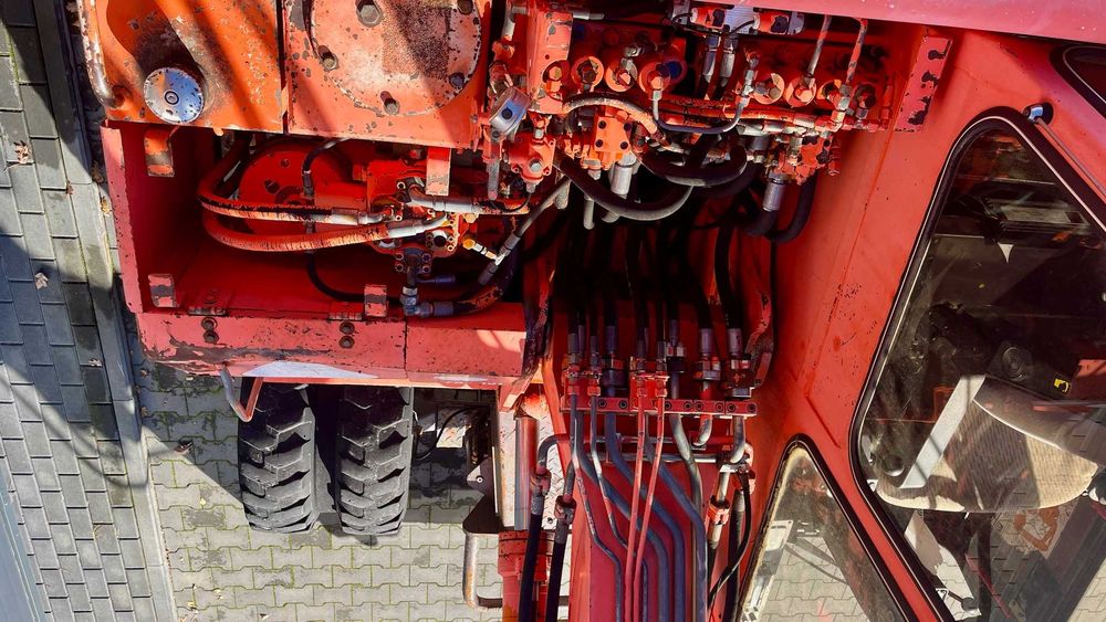 KOPARKA KOŁOWA OBROTOWA ATLAS 1204  4łyżki  + hydrauliczna sprowadzona