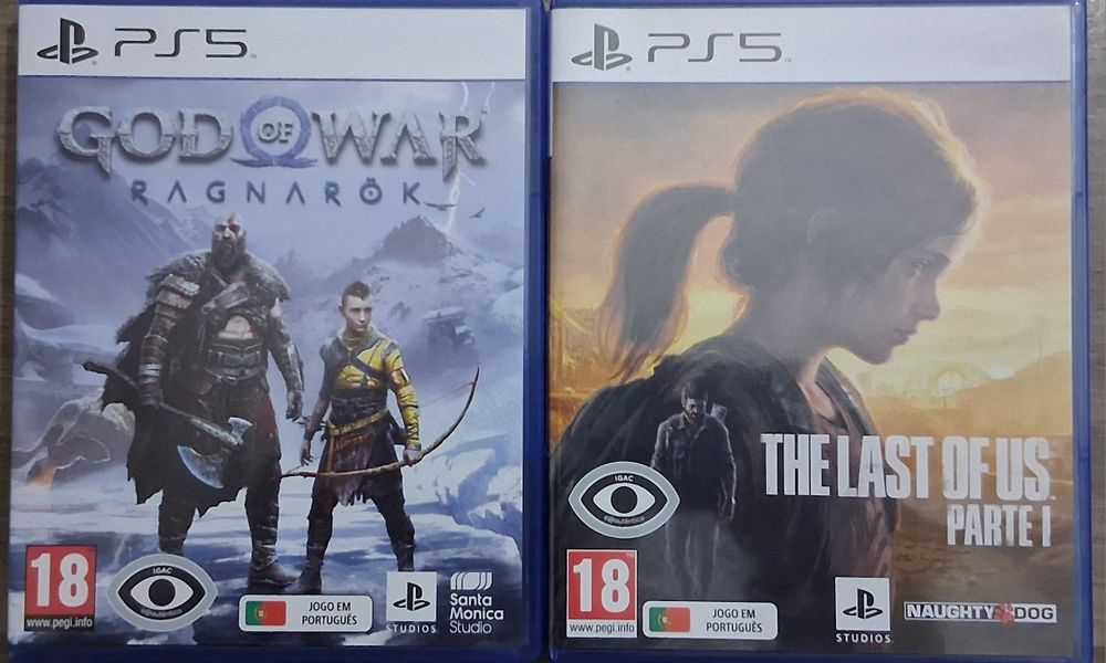 GOD OF WAR & THE LAST OF US PS5 40€ cada