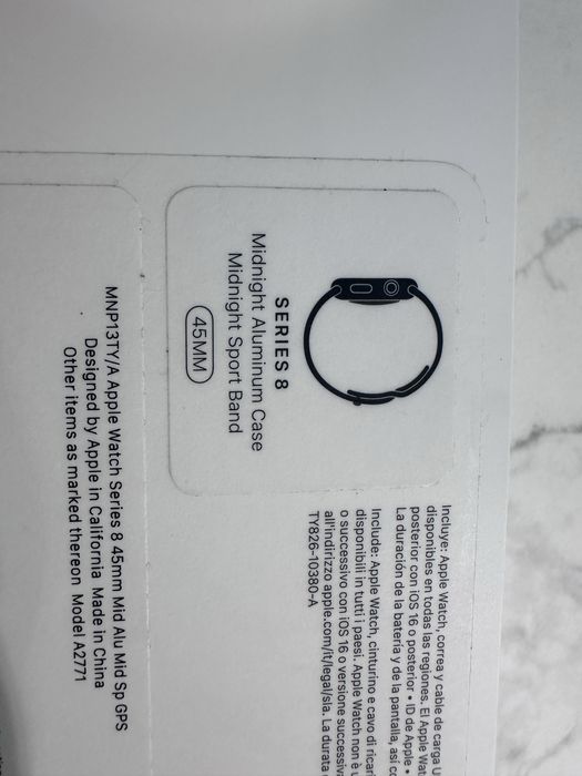 Apple Watch Serie 8 - 45 mm