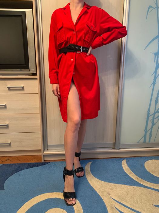 Вельветова сукня-сарафан