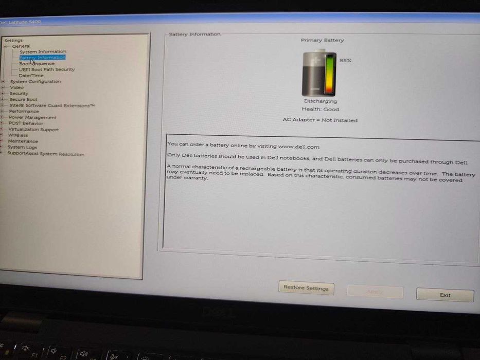 Dell Latitude 5400 - 14" IPS FullHD, 16 gb, 256 gb NMVe