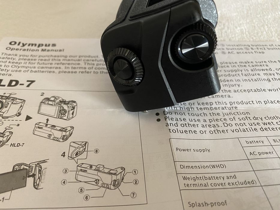 Punho / Grip HLD-7 para Olympus Omd EM1 Novo