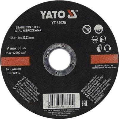 Tarcza do cięcia stali nierdzewnej 125x1.0x22.3mm