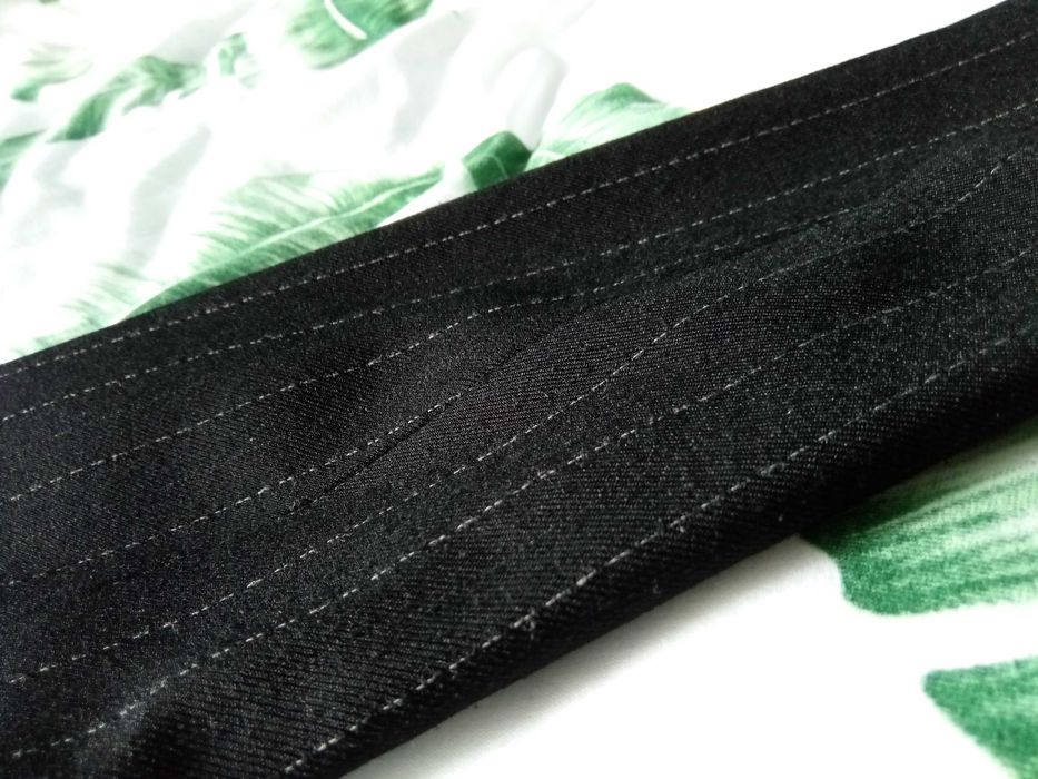 Marynarka vintage retro czarna paski klasyczna elegancka casual style