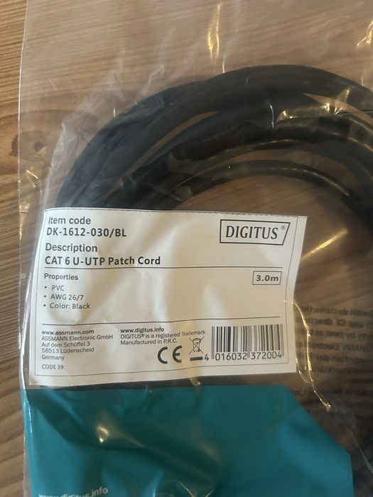 Zestaw 10 szt. kabli krosowych  Digitus