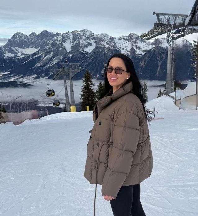 Пуховик Zara пух/перо